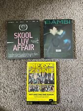 Lot of 3 K-Pop Minibook CD book sets (BTS, Bambi, Neo Zone)  pics posters Korean