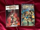 Lot Of 2 Vintage Conan Paperback Book. 1 from the Movie. 2nd Spider God