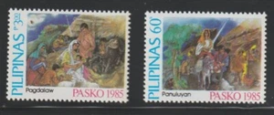 Philippines 1985 Sc # 1776-77 Christmas MNH OG - Picture 1 of 1