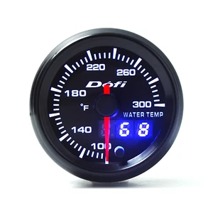 2" 52mm 7 Color Water Temp Gauge With Sensor Auto Car Analog/Digital Dual Displ - Picture 1 of 12