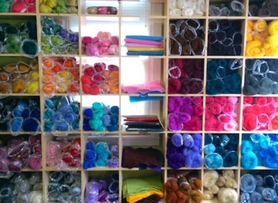 Premium DYED CARDED BATT craft wool for needle felting 1oz - Image 1 of 4