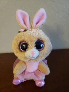 Ty Beanie Babies CONEJITO CONEJO PUNTERAS CENTELLEANTES 8" de peluche animal de peluche - Imagen 1 de 5