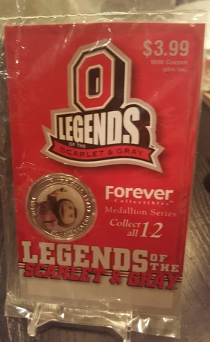 Brutus the Mascot 2005 Ohio State Buckeyes Legends of Scarlet & Gray Medallion Cover