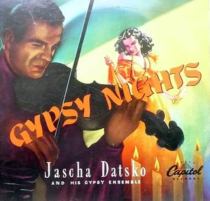 78 rpm album 4 N- discs / album: M..... GYPSY NIGHTS w/ JASCHA DATSKO'S GYPSIES - Imagen 1 de 4