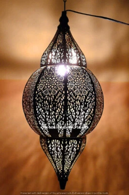 Vintage Design Moroccan Turkish Lamp, Handmade Ceiling Fix Hanging Lighting Lamp - Image 1 of 4