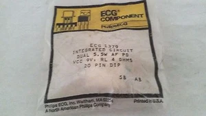 AMPLIFICADOR SYLVANIA PHILIPS ECG1379 IC DUALl 5,5W TA7215P - Imagen 1 de 1