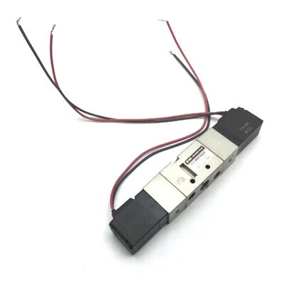 SMC NVF3430 Solenoid Valve, 3-Position 5-Port, 21-26VDC, 20-130psi, 1/4" NPT - Image 1 of 4