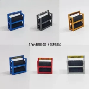 1/64 Diorama Tire Frame Model Workshop Garage Repair Scene Display Model prop - Picture 1 of 27