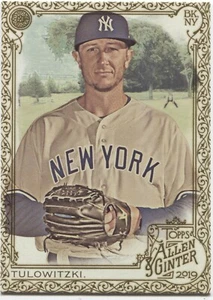 TROY TULOWITZKI 2019 Allen & Ginter GOLD BORDER Hot Box - NEW YORK YANKEES- #265 - Picture 1 of 1