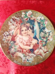 1992 Dearest Kiss Romantic Victorian Keepsake Plate by John Grossman Limited Ed - Picture 1 of 1