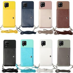 For Samsung S8 S9 S10 S20 S21 Note 8 9 10 20 Plus Ultra Wallet Phone Case (K40)