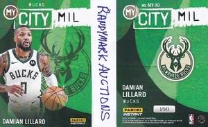 Damian Lillard MILWAUKEE BUCKS 2023-24 PANINI INSTANT MY CITY MIL MY-10 x/543 - Picture 1 of 1