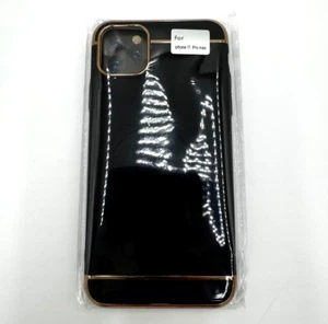 iPhone 11 Pro Max Shockproof  Phone Case Black Gold - New in Original Packaging - Photo 1 sur 4