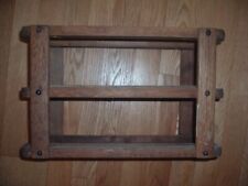 Vintage Singer treadle sewing machine cabinet wood drawer frame stack framing