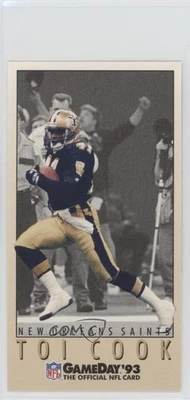 1993 Fleer GameDay Toi Cook #427 - Image 1 of 2