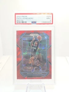 2022 Panini Red Ice Prizm #249 Paolo Banchero Magic RC Rookie PSA 9 MINT - Picture 1 of 1
