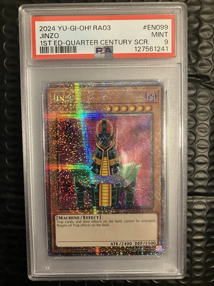 Jinzo (Quarter Century Secret Rare) RA03-EN099 Quarter Century Bonanza Psa 9 - Image 1 of 1