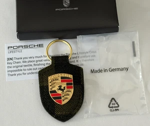 NEW LIMITED Genuine Porsche 911 Spirit 70 Key Chain Ring Heritage Orange Crest - Picture 1 of 5