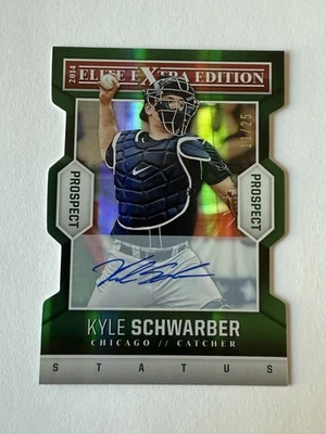 2014 Panini Elite Extra Edition Green /25 Autograph #4 Kyle Schwarber Rookie RC - Image 1 of 4