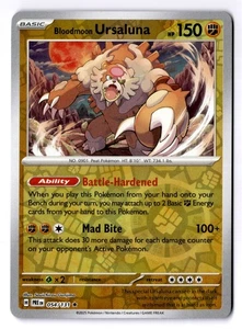 Bloodmoon Ursaluna Reverse Holo Rare SV: Prismatic Evolutions 054/131 NM - Picture 1 of 2