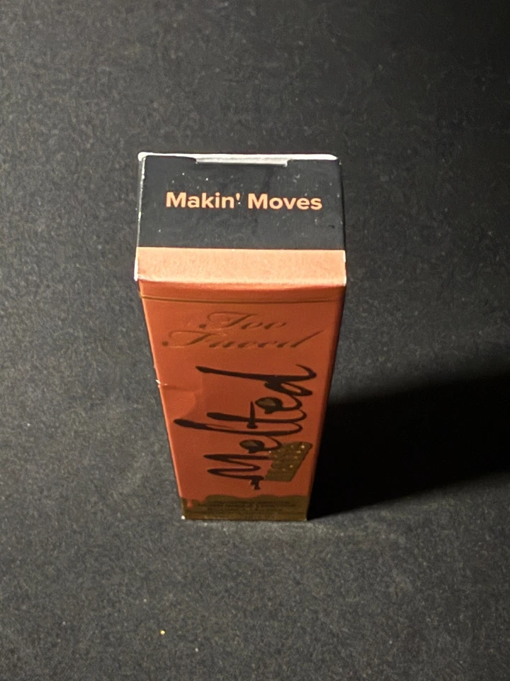 Lápiz labial Too Faced derretido mate de larga duración - Makin' Moves - 0,23 oz/7 ml - Nuevo en caja Foto 1 de 2