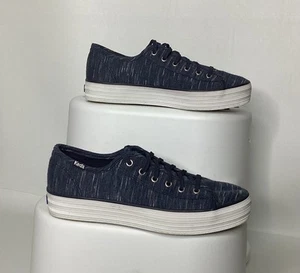 Keds Women's Triple Kick Platform Sneakers Shoes - Size 8 Chambray Blue Dream - Picture 1 of 10
