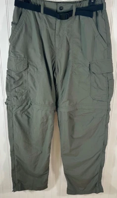 REI -Convertible Cargo Pants Mens Gray Nylon Zip Off Hiking Outdoor- SIZE M-30L - Изображение 1 из 4