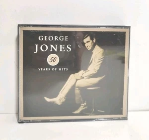 George Jones 3 CD Set 50 Years of Hits with Booklet / Near Mint to Mint Disc - Picture 1 of 5
