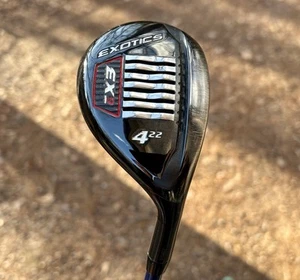 Tour Edge Exotics EX9 22° 4 Hybrid ACCRA Regular Flex Custom Shaft RH - Picture 1 of 8