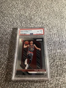 2018 Panini Prizm Trae Young PSA 8 Rookie RC Atlanta Hawks - Picture 1 of 2