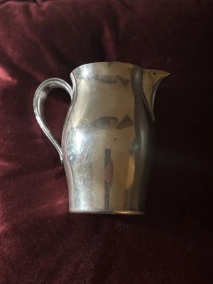 Jarro de água vintage Paul Revere reprodução jarro de jantar clássico banhado a prata - Imagem 1 de 3