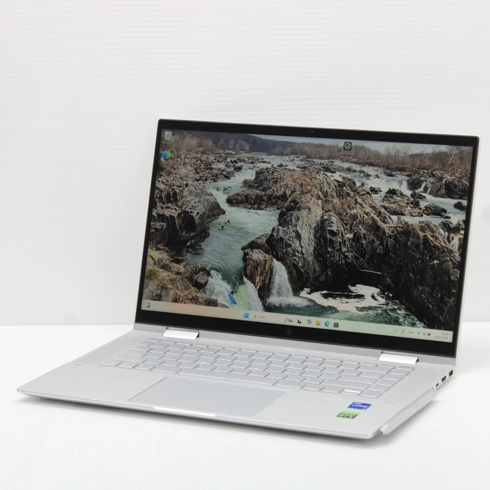 HP Envy X360 Laptop 15.6 in Intel i7 1255U 32GB RAM 512GB SSD Win 11 RTX 2050 - Image 1 of 4
