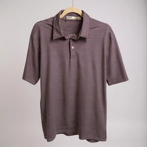 Criquet Herren Poloshirt Größe L gestreift Kurzarm Golf Freizeit - Bild 1 von 5