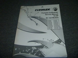 2013 Evinrude AA 15HP Outboard Motors E15TL4AA B15TEL4AA Shop Service Manual xz - Bild 1 von 8