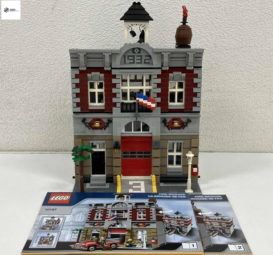 LEGO Creator Expert Modular Buildings Fire Brigade 10197 In 2009 Used Retired P2 - Image 1 of 4