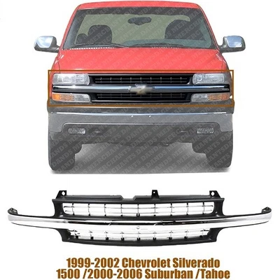 Chevrolet Silverado 1999-2002, Suburban Tahoe 2000-2006 Grille Cross Bar Insert - Image 1 of 4