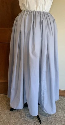 Outlander Skirt.Drawstring , One Size. Poly Cotton. Colonial, Pioneer, Petticoat - Image 1 of 4