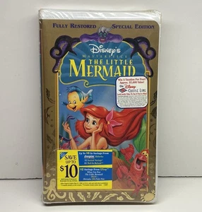 The Little Mermaid New Sealed! VHS Disney Video Tape Masterpiece Special Edition - Bild 1 von 11