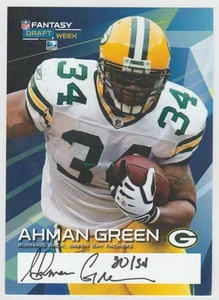 AHMAN GREEN Packers FIRMA 5 x 7 Promo Foto Tarjeta Autógrafo con Certificado de Autenticidad Bonita Imagen y AUTO - Imagen 1 de 1