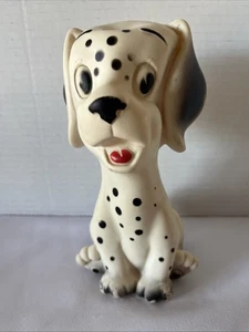 Vintage Alan Jay-Clarolyte Spotted Dog Dalmatian Squeak Toy - Picture 1 of 15