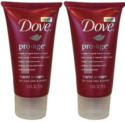 (2) Dove Pro-age Hand Cream for Age Spots and Wrinkle 2.5 oz. Each, Discontinued - Image 1 of 2