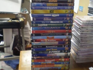 (23) Disney Animated DVD Lot: Bambi Tarzan Monsters, Inc. Frozen Dumbo Atlantis - Imagen 1 de 3