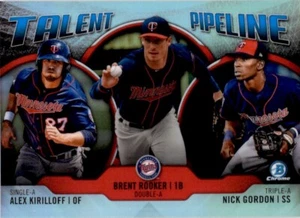 2019 Bowman Talent Pipeline Alex Kirilloff/Brent Rooker/Nick Gordon Minnesota - Picture 1 of 2