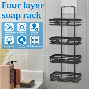 Shampoo Bar Holder 4 Tier Soap Bar Holder Stainless Steel Soap Dish Holder FaHxU - Picture 1 of 12
