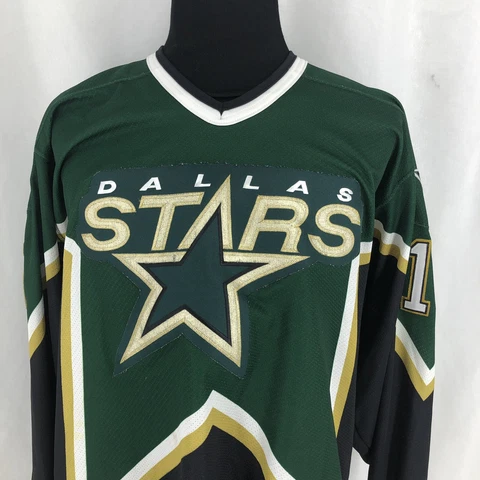 Brett Hull #16 Dallas Stars Green CCM NHL Player Jersey Made Canada Mens Sz XL Cover