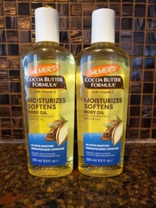 Lot of 2 - Palmer's Cocoa Butter Moisturizing Body Oil with Vitamin E, 8.5 oz ea - Picture 1 of 1