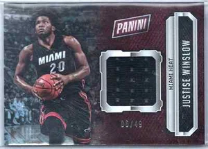 2015 Panini The National Justise Winslow Jersey Relic RC /49 Heat - Foto 1 di 2