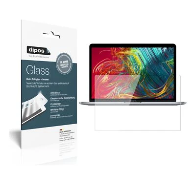 2x Schutzfolie für Apple MacBook Pro 13 Zoll (2020) - Anti-Shock 9H Folie dipos - Bild 1 von 4