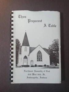 Thou Preparest a Table Vintage Cookbook Recipes - Picture 1 of 5