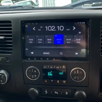 Android auto Apple Carplay Car Stereo Radio GPS Navi FM For Chevrolet Silverado - Image 1 of 4